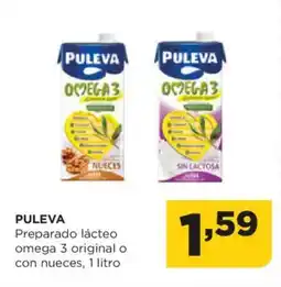 Alimerka PULEVA Preparado lácteo omega 3 original o con nueces oferta