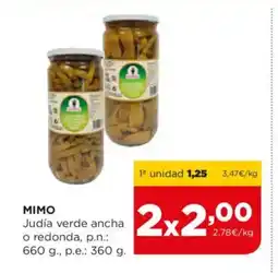 Alimerka MIMO Judía verde ancha o redonda oferta