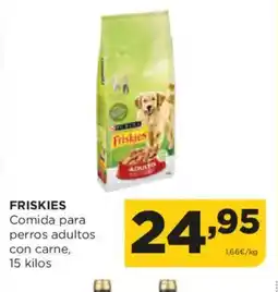 Alimerka Friskies Comida para perros adultos con carne oferta