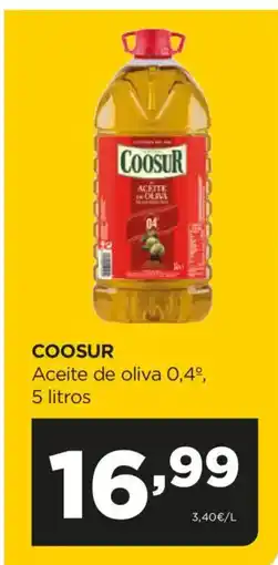 Alimerka COOSUR Aceite de oliva 0,4º oferta
