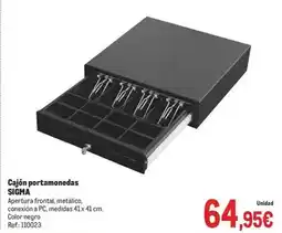 Makro Sigma - cajón portamonedas oferta