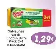Supermercados Piedra Scotch brite - salvaunas verde oferta