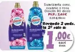 Supermercados Piedra Disiclin - suavizante conc. oceanic o rose oferta