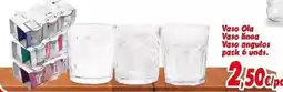 Supermercados Piedra Vaso linea vaso angulos oferta
