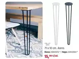 Bauhaus Patas de acero 'tri' oferta