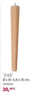 Bauhaus Patas de madera 'd48' oferta