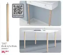 Bauhaus Patas de madera 'd47' oferta
