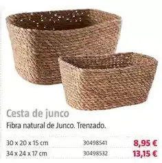 Bauhaus Cesta de junco oferta