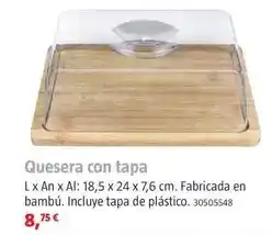 Bauhaus Quesera con tapa oferta