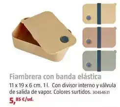 Bauhaus Fiambrera con banda elastica oferta