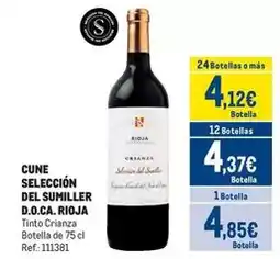 Makro Cune - seleccion del sumiller d.o.ca. rioja oferta
