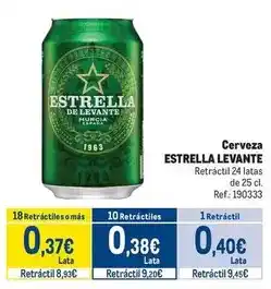 Makro Estrella de levante - cerveza oferta