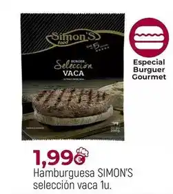 Comerco Cash & Carry Simon's - hamburguesa seleccion vaca oferta