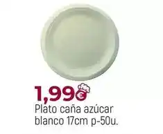 Comerco Cash & Carry Plato caña azúcar blanco oferta