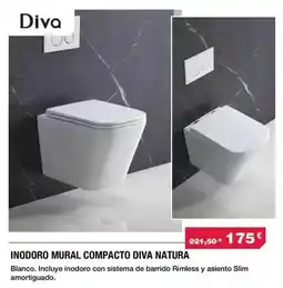 Chafiras Diva - inodoro mural compacto nova natura oferta