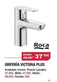 Chafiras Roca - griferia victoria plus oferta