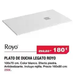 Chafiras Plato de ducha legato royo oferta