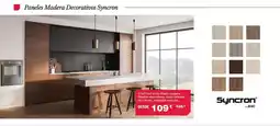 Chafiras Paneles madera decorativos syncron oferta