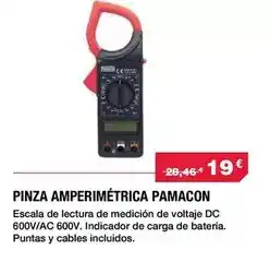 Chafiras Pamacon - pinza amperimétrica oferta