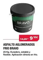 Chafiras Asfalto aglomerados frio bravo oferta