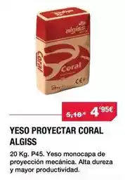 Chafiras Yeso proyector coral algiss oferta
