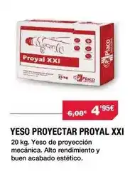 Chafiras Yeso proyector proyal xxi oferta