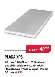 Chafiras Placa xps oferta