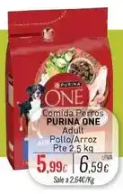 Cuevas Cash Purina one - comida perros adult pollo oferta