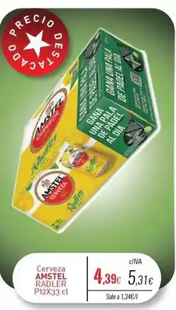 Cuevas Cash Amstel - cerveza radler oferta