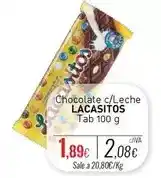 Cuevas Cash Lacasitos - chocolate c/ leche oferta