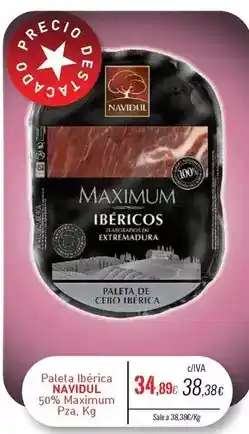 Cuevas Cash Navidul - paleta ibérica oferta