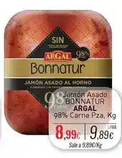 Cuevas Cash Argal - jamon asado bonnatur 98% carne pza oferta