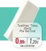 Cuevas Cash Toallitas tissu oferta