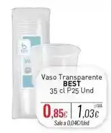 Cuevas Cash Vaso transparente best oferta