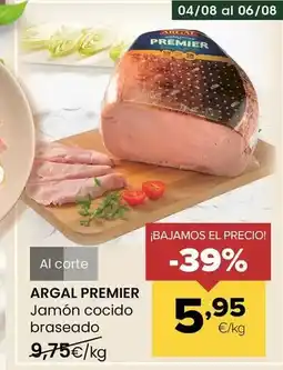 Autoservicios Familia Argal - jamón cocido braseado premier oferta