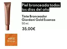 Oriflame Giordani - tinte bronceador gold essenza oferta