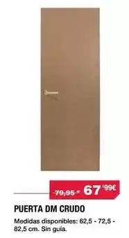 Chafiras Puerta dm crudo oferta