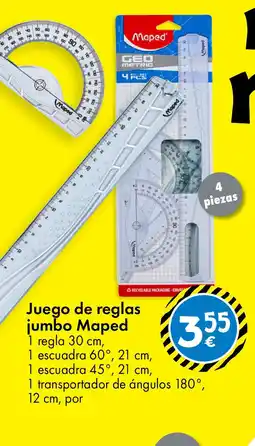 TEDi MAPED Juego de reglas jumbo oferta