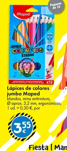 TEDi MAPED Lápices de colores jumbo oferta