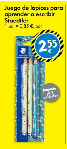 TEDi Juego de lápices para aprender a escribir Staedtler oferta