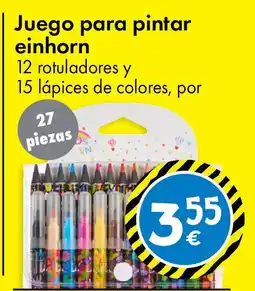 TEDi Juego para pintar einhorn oferta