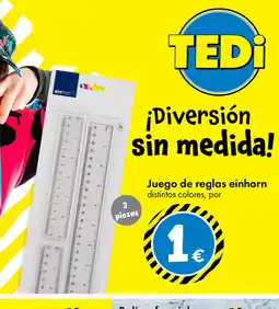 TEDi Juego de reglas einhorn oferta
