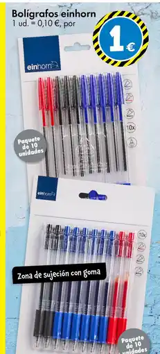 TEDi Bolígrafos einhorn oferta
