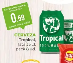 SPAR Gran Canaria TROPICAL Cerveza oferta