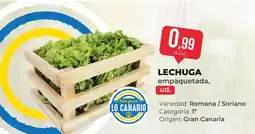 SPAR Gran Canaria Lechuga oferta