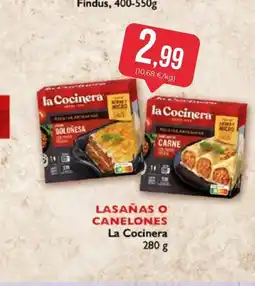 SPAR Gran Canaria LA COCINERA Lasañas o canelones oferta