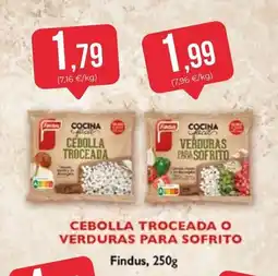 SPAR Gran Canaria FINDUS Cebolla troceada o verduras para sofrito oferta