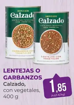 SPAR Gran Canaria CALZADO Lentejas o garbanzos oferta