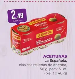 SPAR Gran Canaria LA ESPAÑOLA Aceitunas oferta