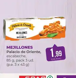 SPAR Gran Canaria PALACIO DE ORIENTE Mejillones oferta